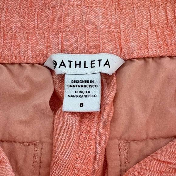 Athleta CABO LINEN JOGGER , sz : 8 - Picture 8 of 9